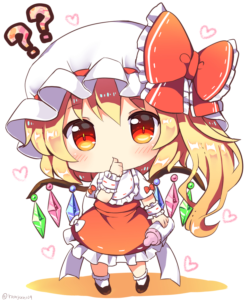 This is a pixiv picture whose title is 幼児退行フランちゃん.