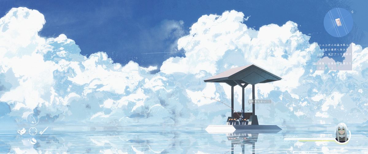 This is a pixiv picture whose title is 海.