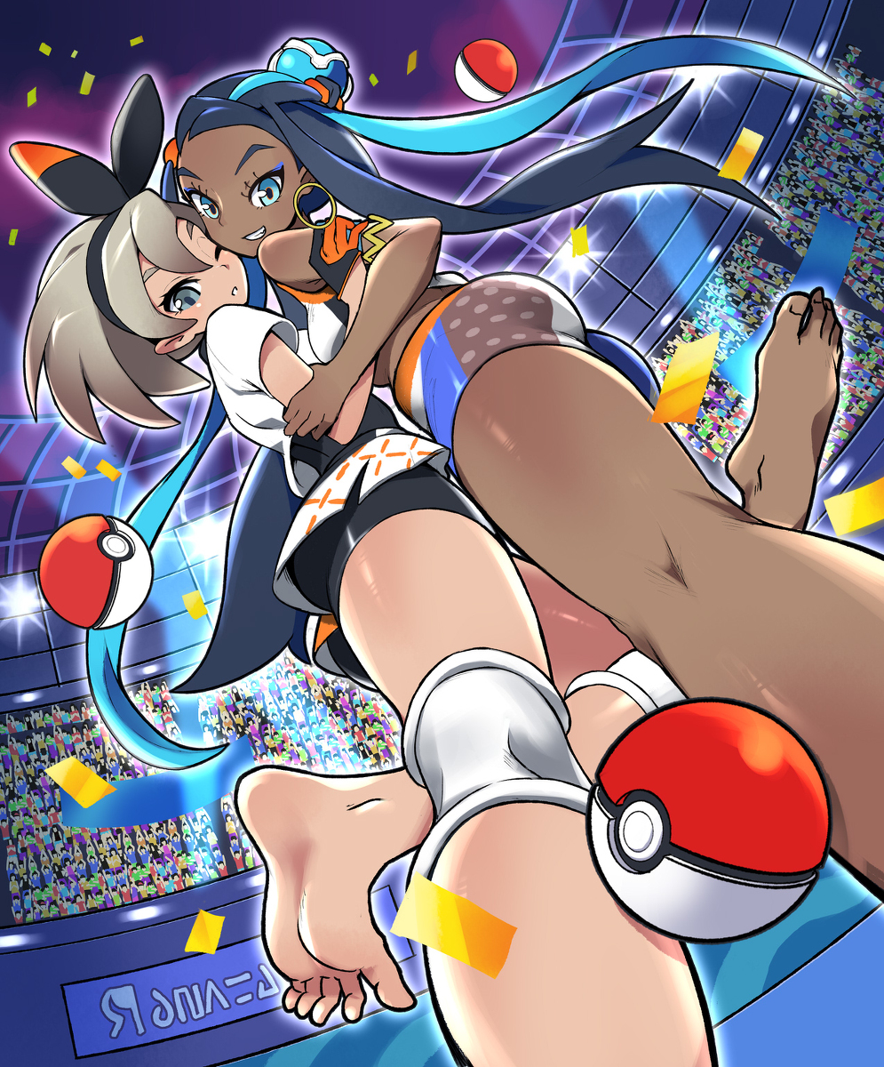 This is a pixiv picture whose title is サイトウとルリナ.