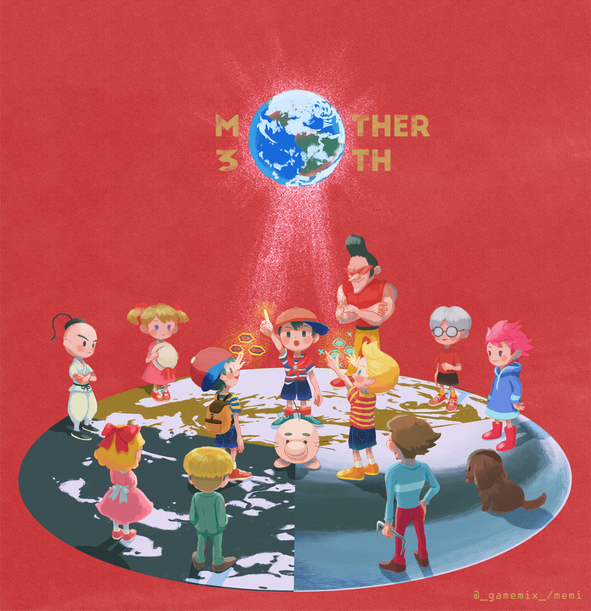 This is a pixiv picture whose title is MOTHER 30th.