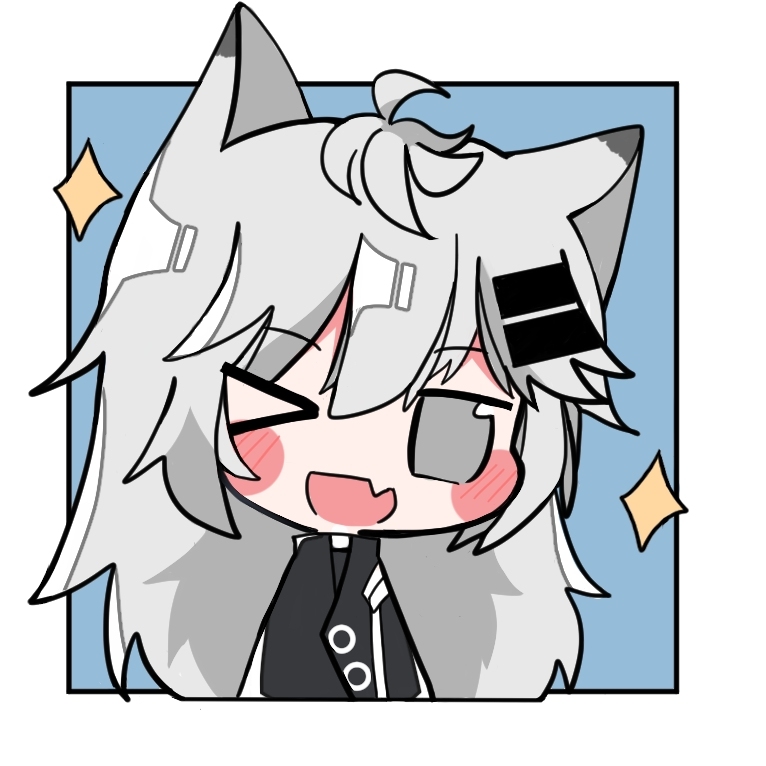 This is a pixiv picture whose title is 画了两个小头像.