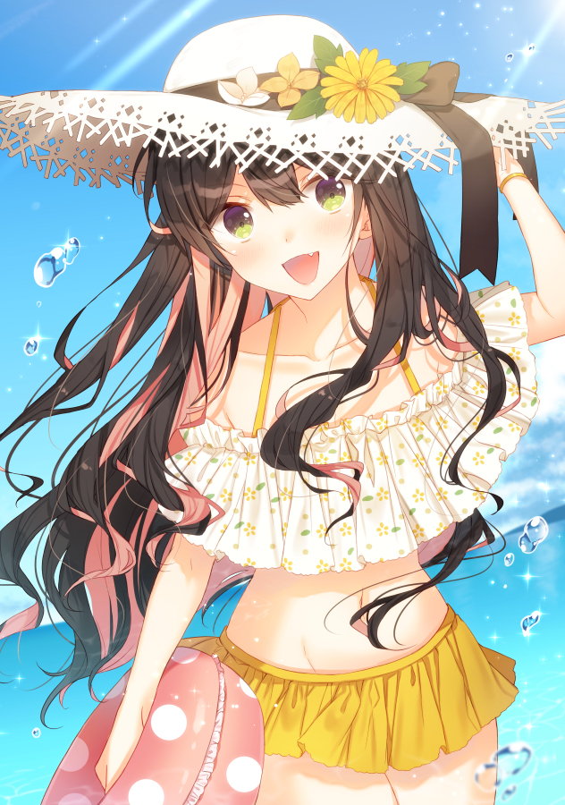 This is a pixiv picture whose title is 水着長波ちゃん.