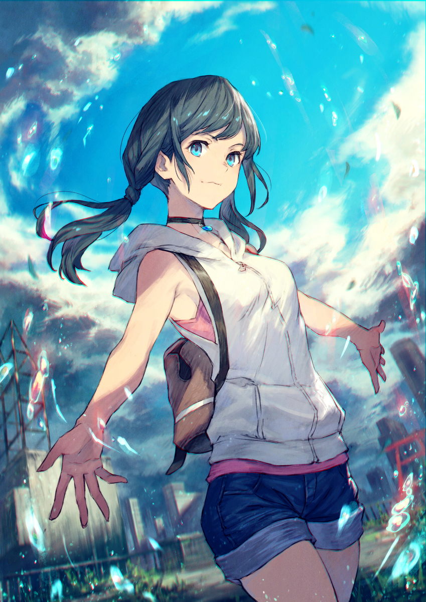 This is a pixiv picture whose title is 晴れるよ！！.
