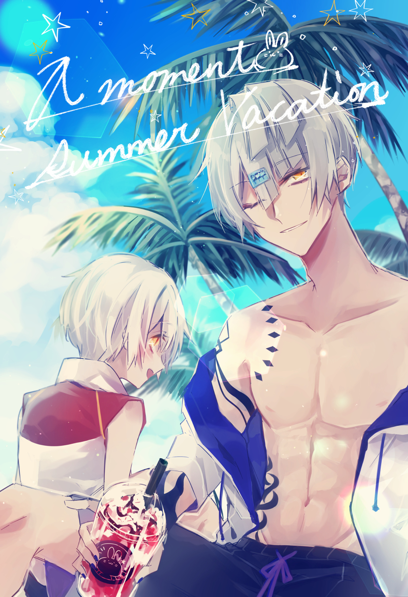 This is a pixiv picture whose title is 【新刊①サンプル】BATTLETHREE3【8/4】.