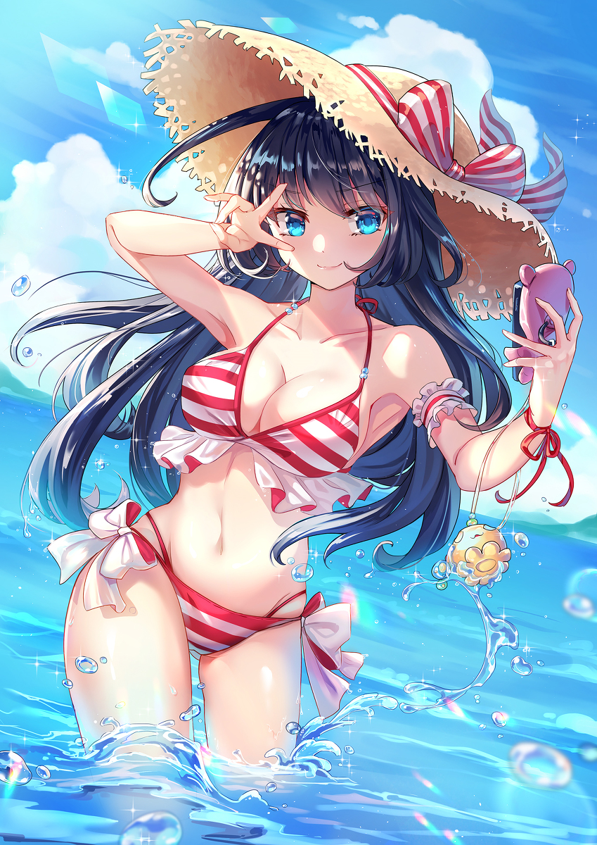 This is a pixiv picture whose title is 夏.