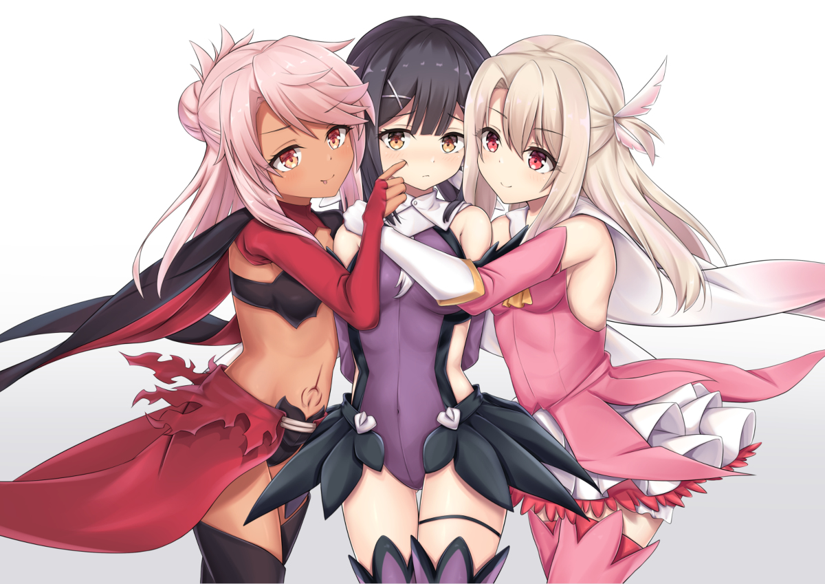 This is a pixiv picture whose title is 三姉妹.