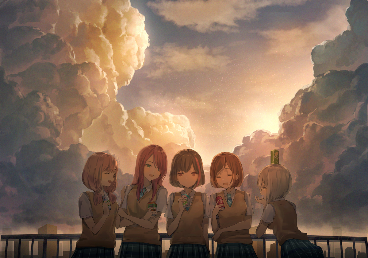 This is a pixiv picture whose title is Afterglow.