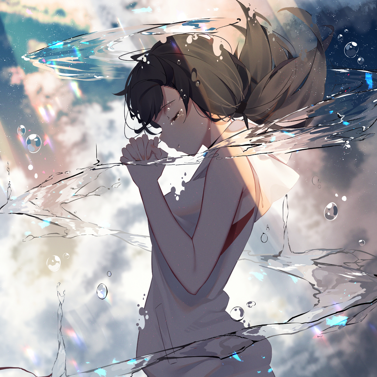 This is a pixiv picture whose title is ねぇ、今から晴れるよ。.