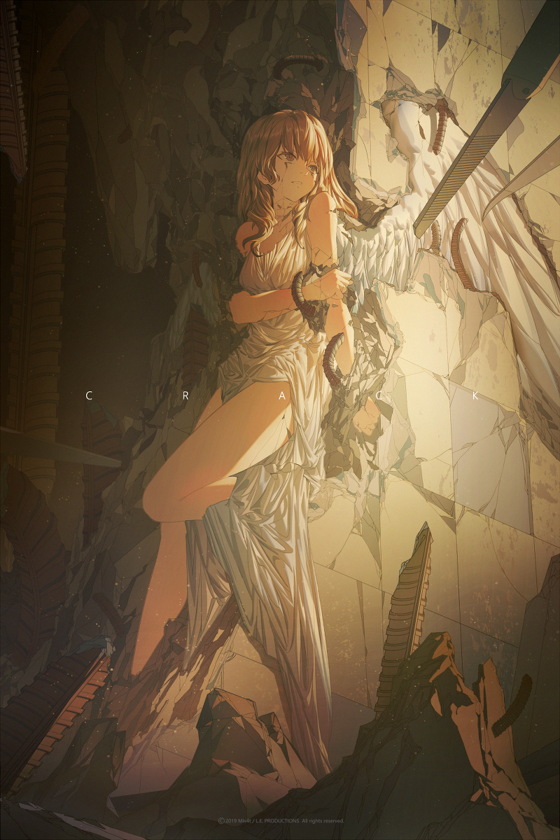 This is a pixiv picture whose title is CRACK.