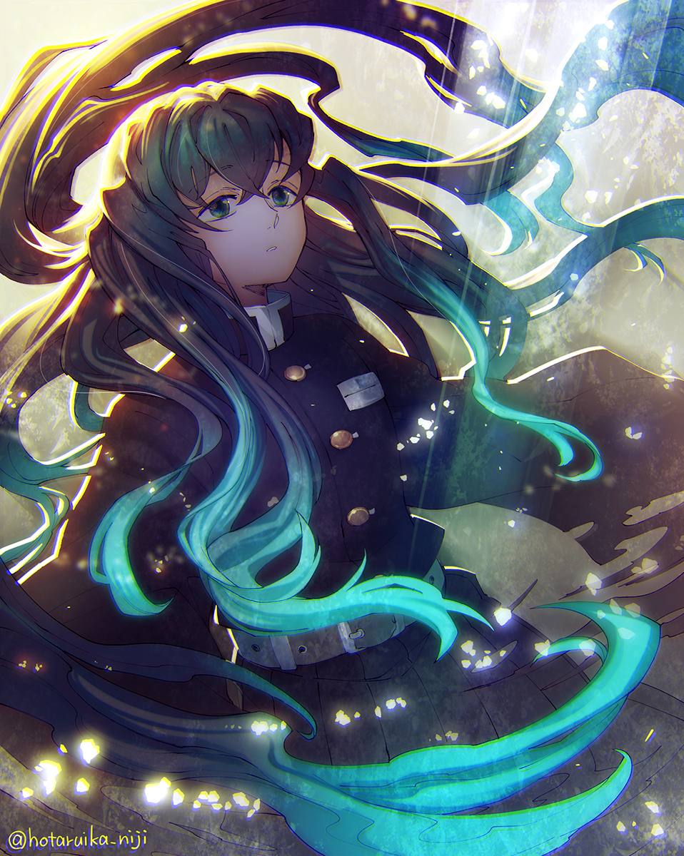 This is a pixiv picture whose title is 【鬼滅の刃】時透無一郎.