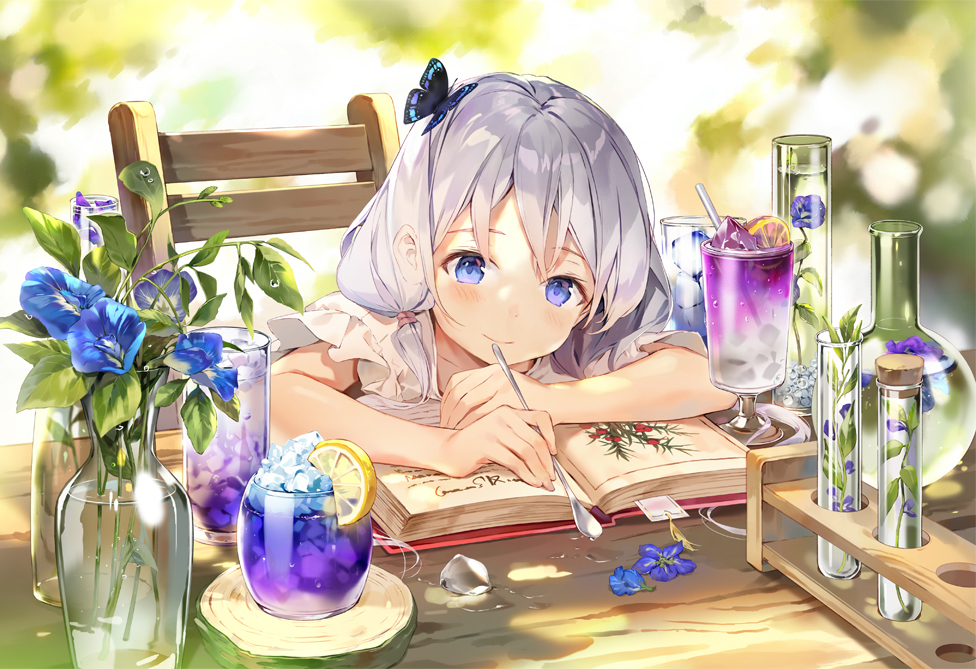 This is a pixiv picture whose title is バタフライピー.