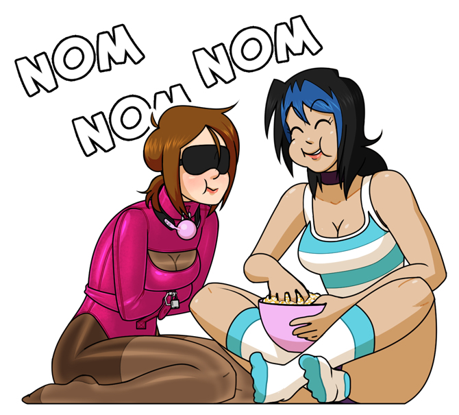 This is a pixiv picture whose title is Munchies / 軽食.