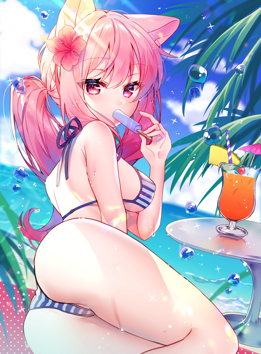 This is a pixiv picture whose title is 夏ですね！【C96三日目西Q30a】.