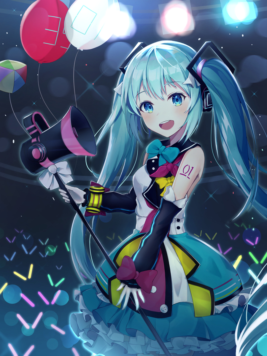 This is a pixiv picture whose title is マジカルミライ2018.