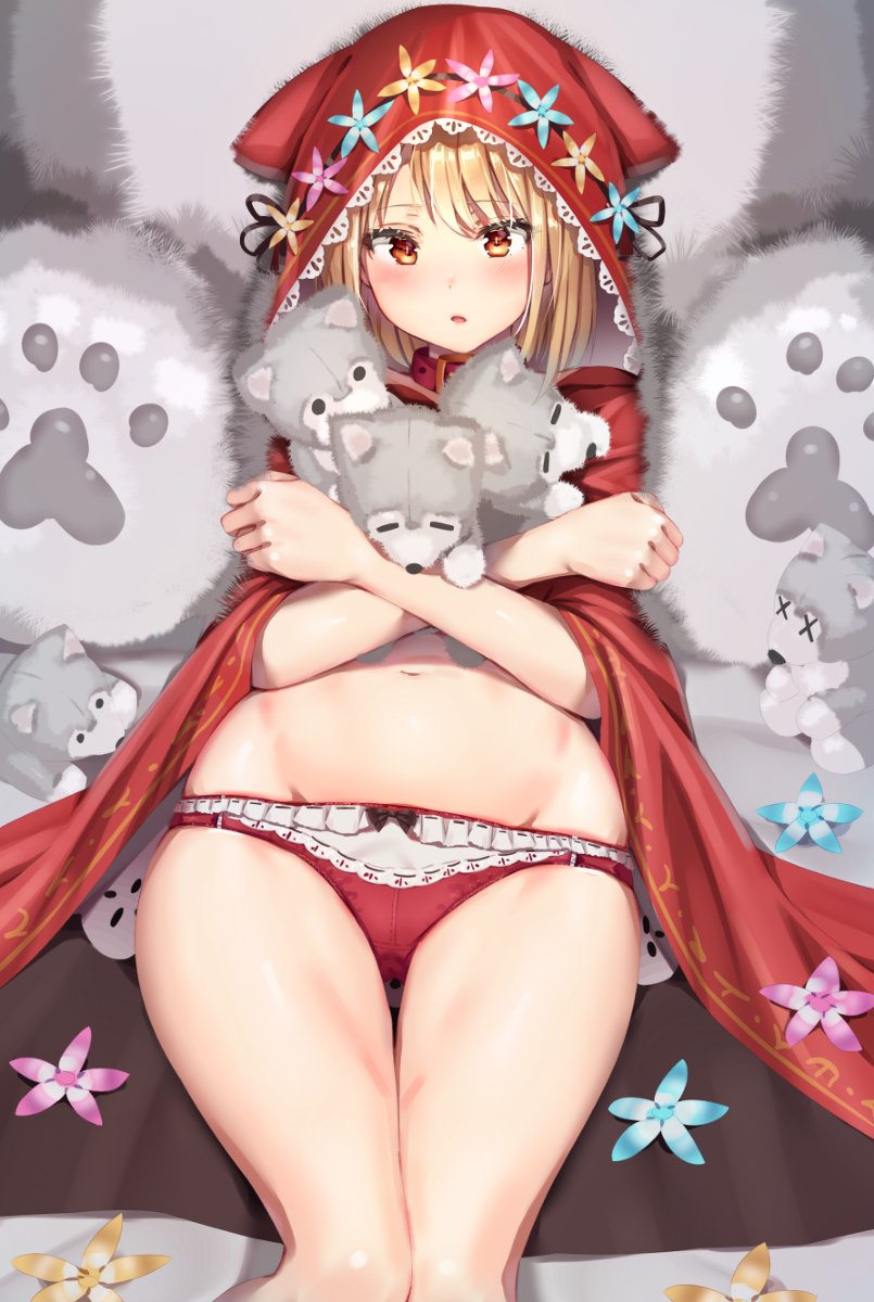This is a pixiv picture whose title is あかずきん.