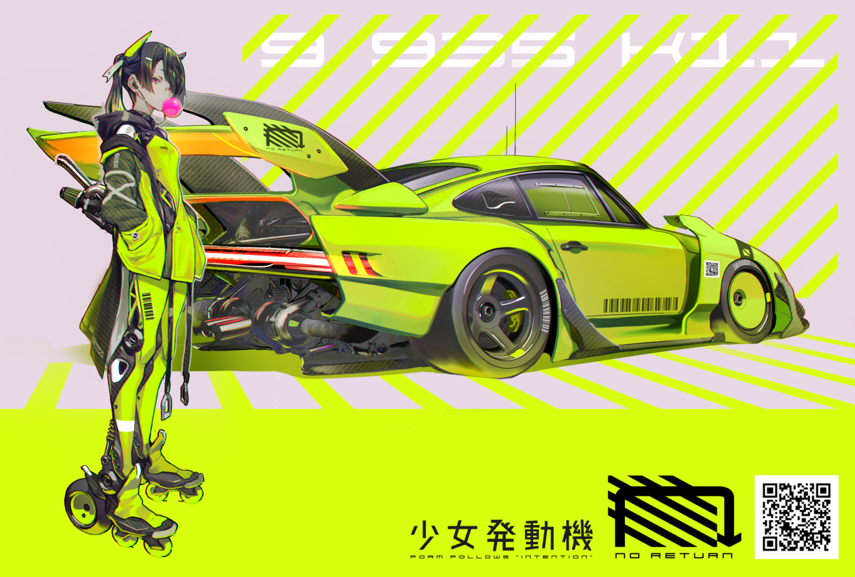 This is a pixiv picture whose title is SILHOUETTE RACERS.