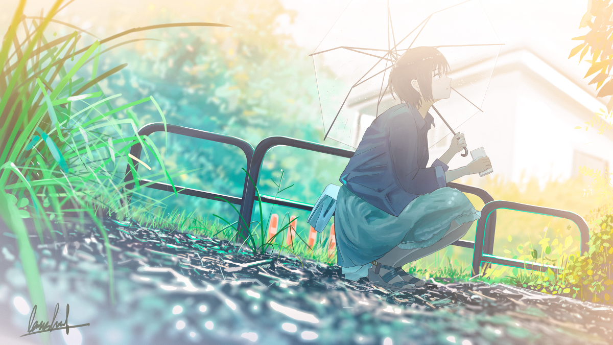 This is a pixiv picture whose title is .....晴れた.