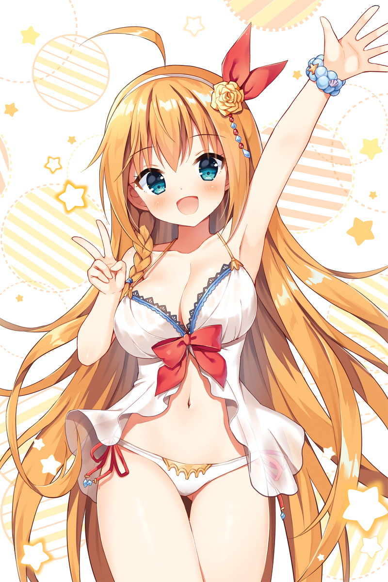 This is a pixiv picture whose title is 水着ペコ.