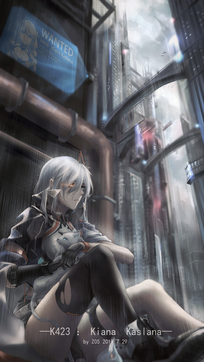 This is a pixiv picture whose title is K423:Kiana Kaslana.
