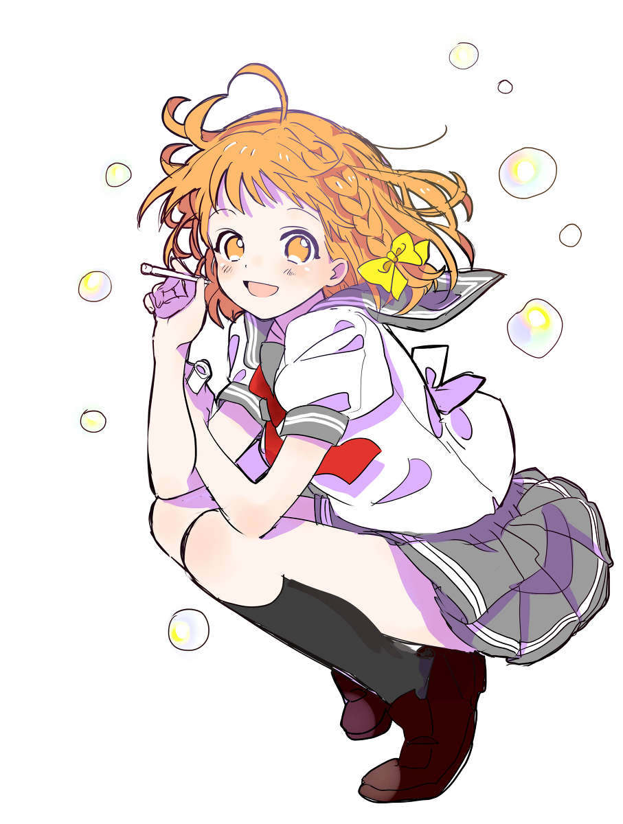 This is a pixiv picture whose title is シャボン玉.