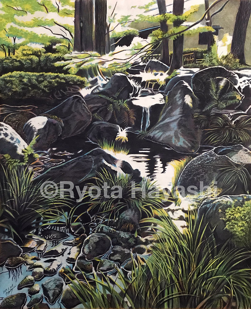 This is a pixiv picture whose title is 光の泉.