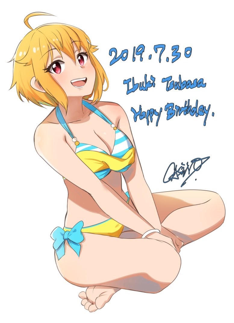 This is a pixiv picture whose title is 2019翼誕生日.