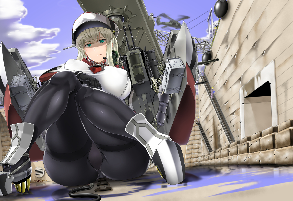 This is a pixiv picture whose title is 乾ドック.
