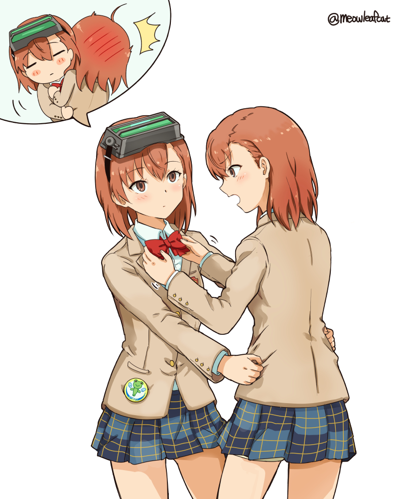 This is a pixiv picture whose title is 御坂姉妹.