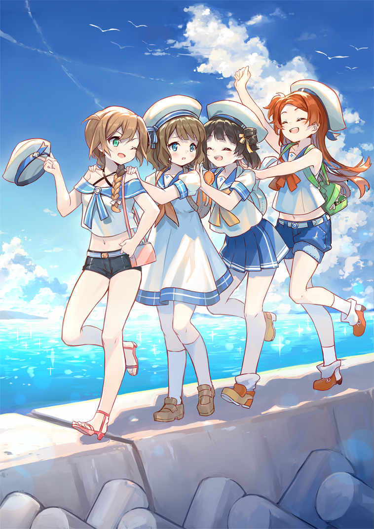 This is a pixiv picture whose title is 夏のチューチュートレイン.