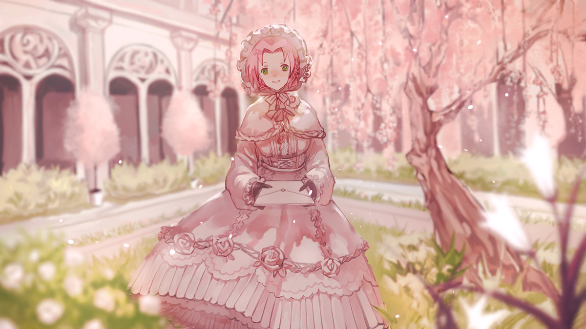 This is a pixiv picture whose title is 邀请.