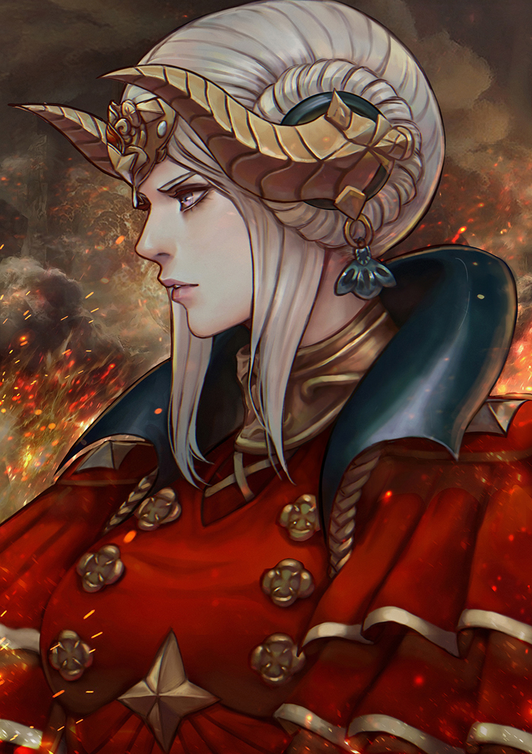 This is a pixiv picture whose title is エーデルガルド.