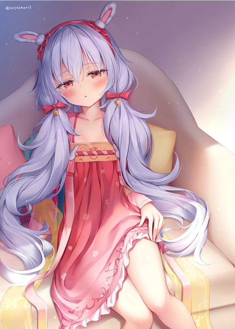 This is a pixiv picture whose title is ゆうわくうさぎ.