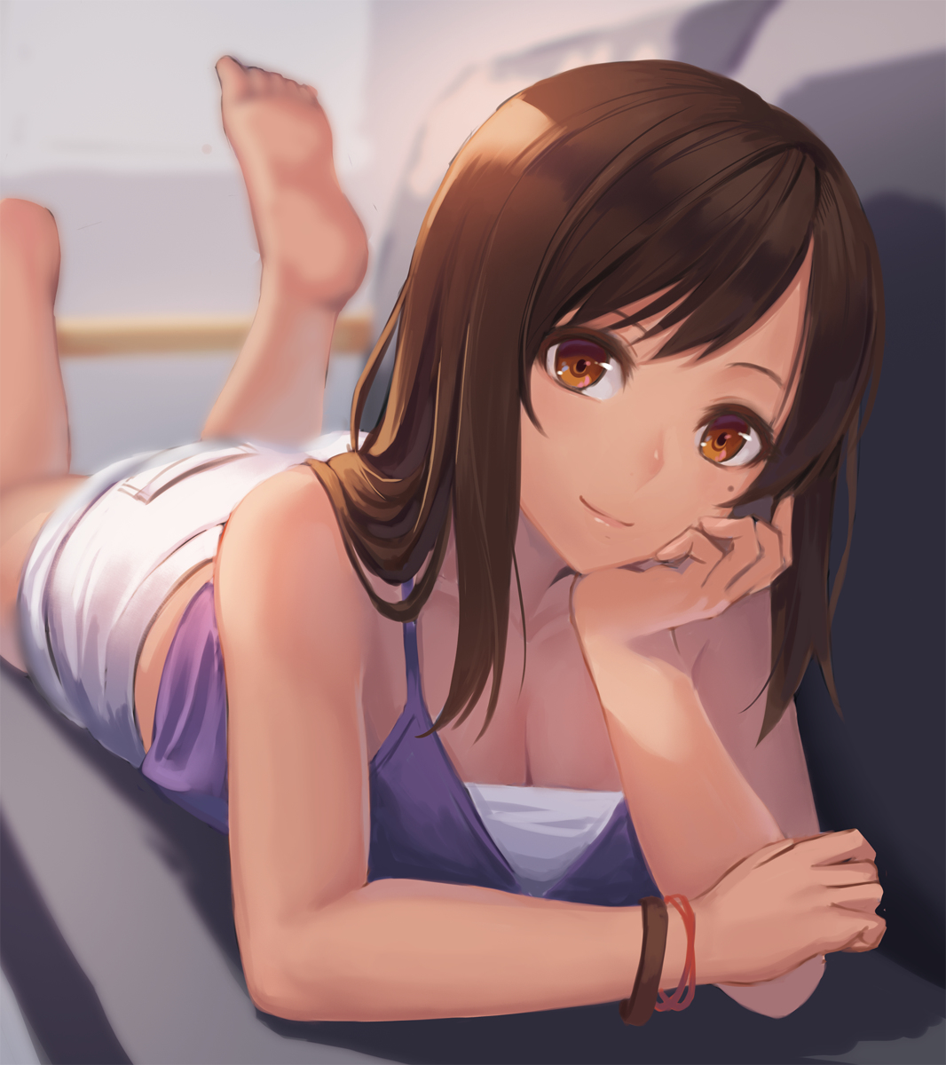 This is a pixiv picture whose title is 夏美さん.