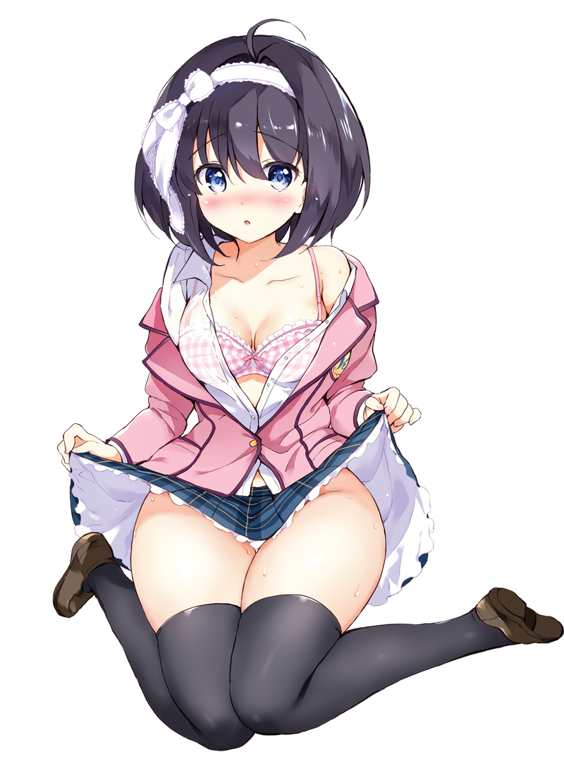 This is a pixiv picture whose title is 恋愛経験ゼロですけど、私を選んでくれますか？.