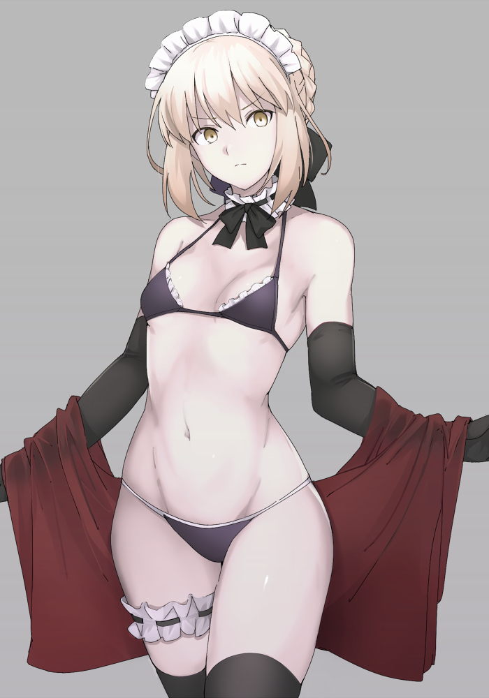 This is a pixiv picture whose title is メイドオルタ.