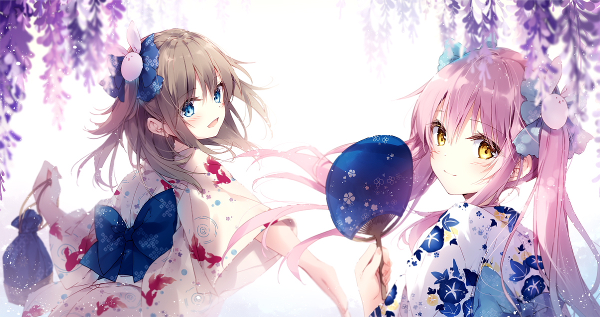 This is a pixiv picture whose title is ななはるちゃんと夏祭り.