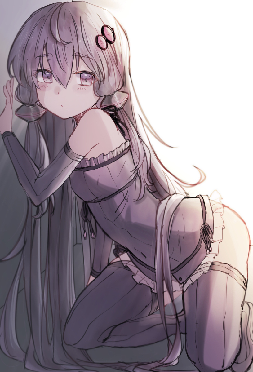 This is a pixiv picture whose title is ロングゆかりさん.