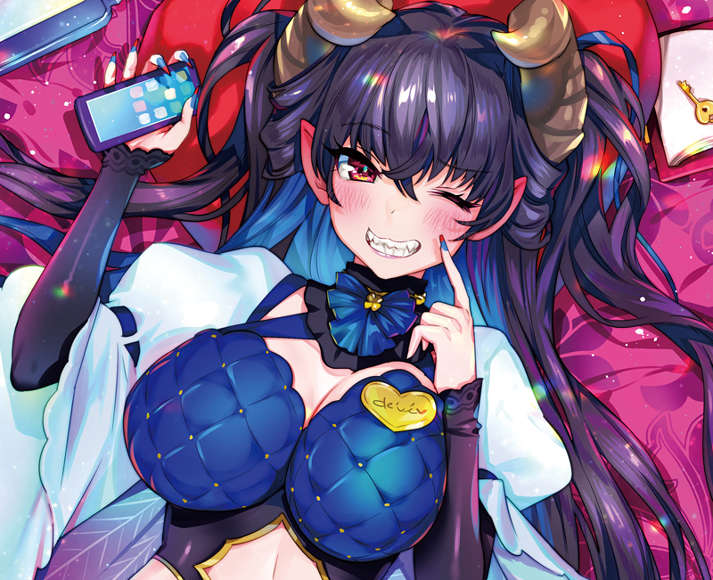 This is a pixiv picture whose title is 悪魔ッ娘.