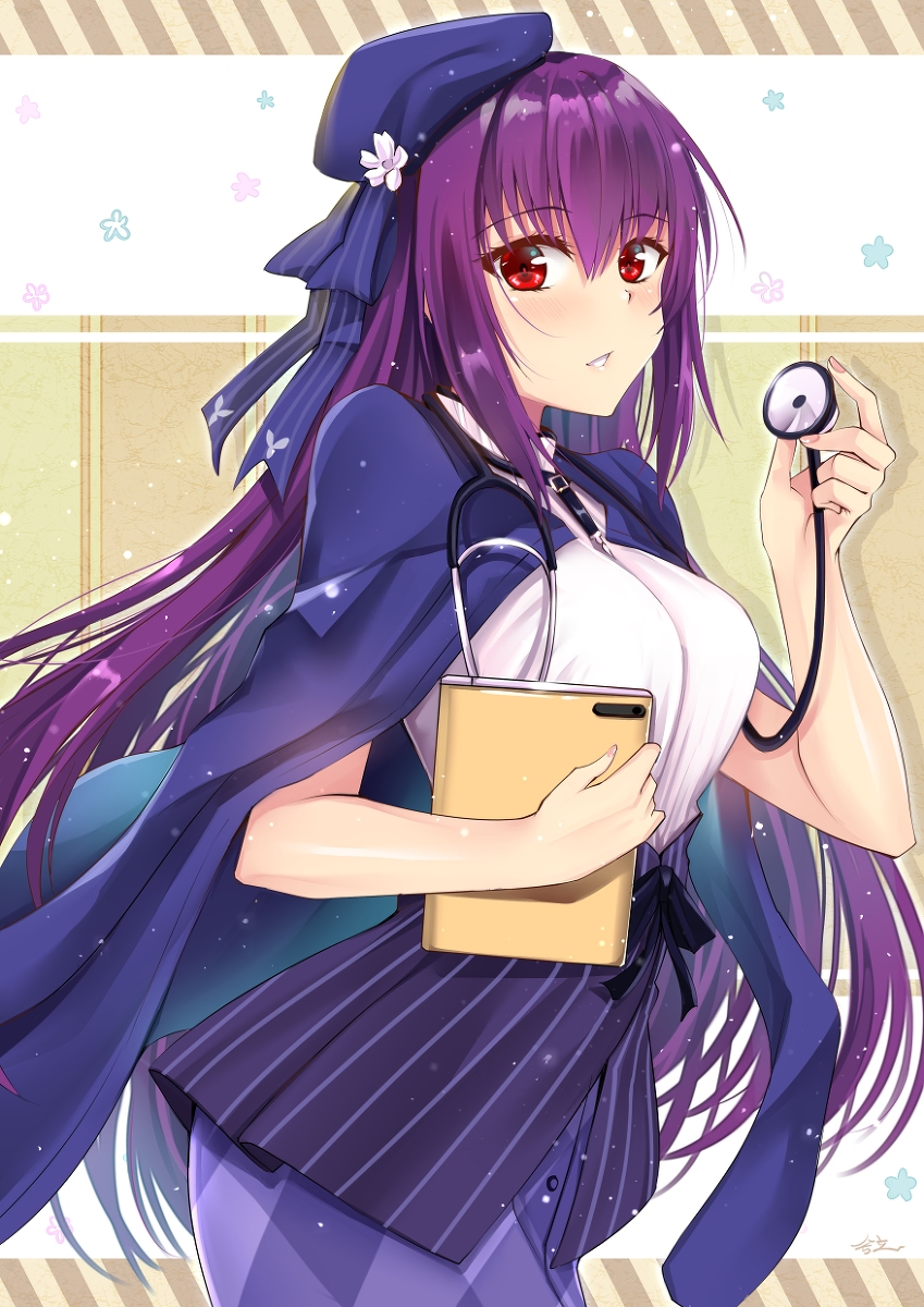 This is a pixiv picture whose title is スカサハ=スカディ.
