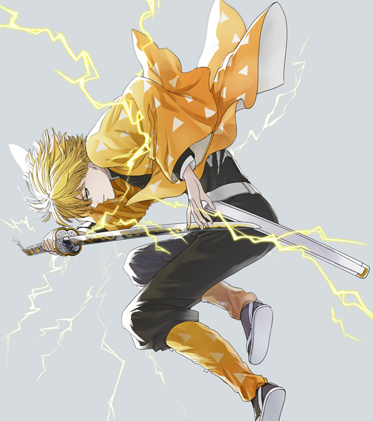 This is a pixiv picture whose title is ⚡.