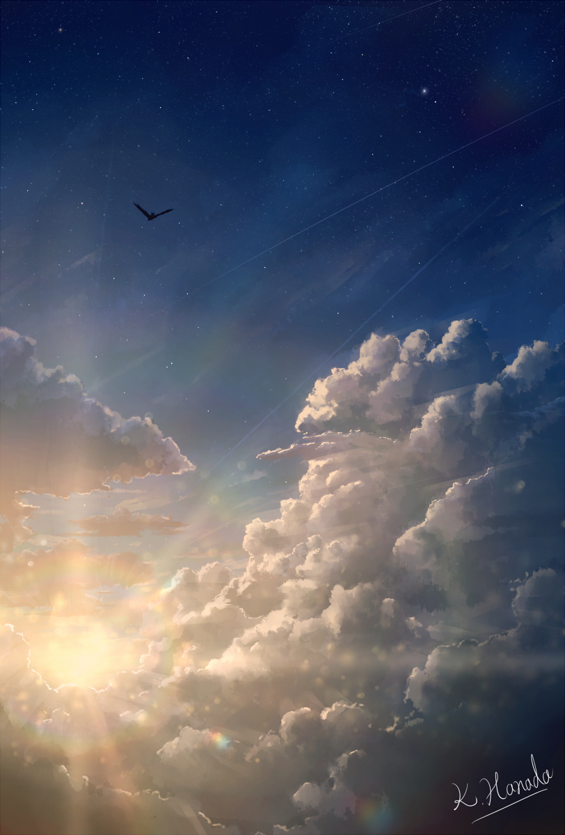 This is a pixiv picture whose title is 晴れ模様.