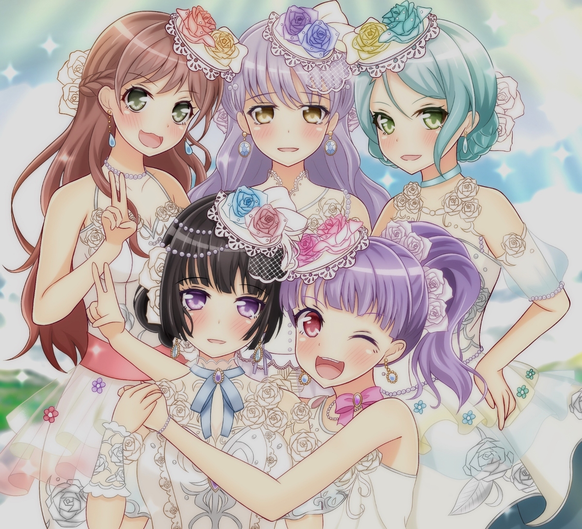 This is a pixiv picture whose title is Roselia.