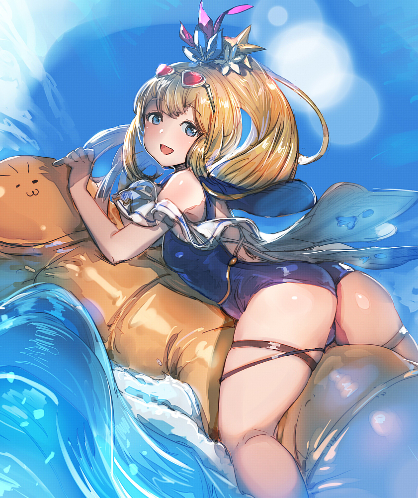 This is a pixiv picture whose title is 水着カリオストロ.