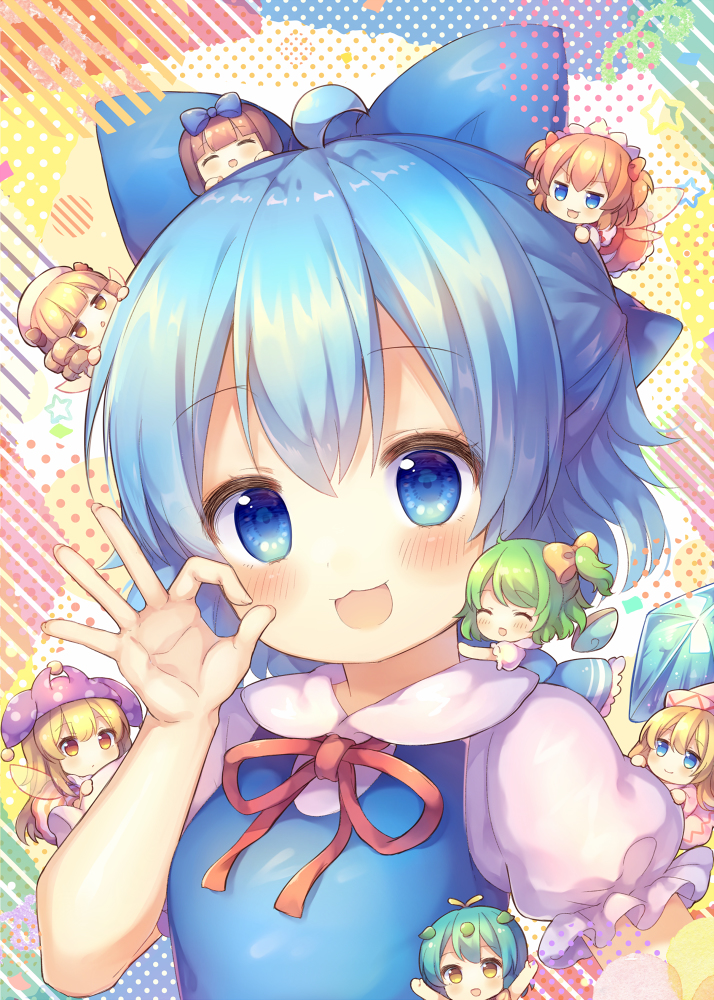 This is a pixiv picture whose title is チルノ.