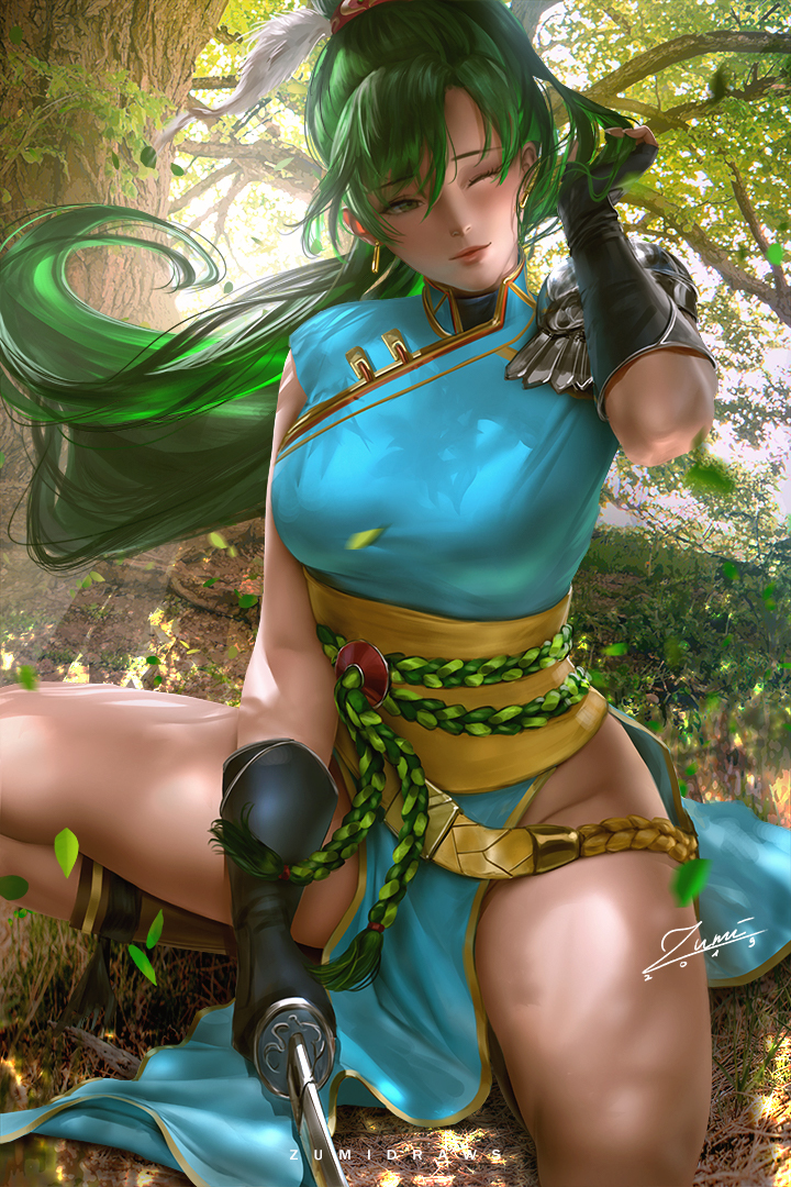 This is a pixiv picture whose title is Lyn.