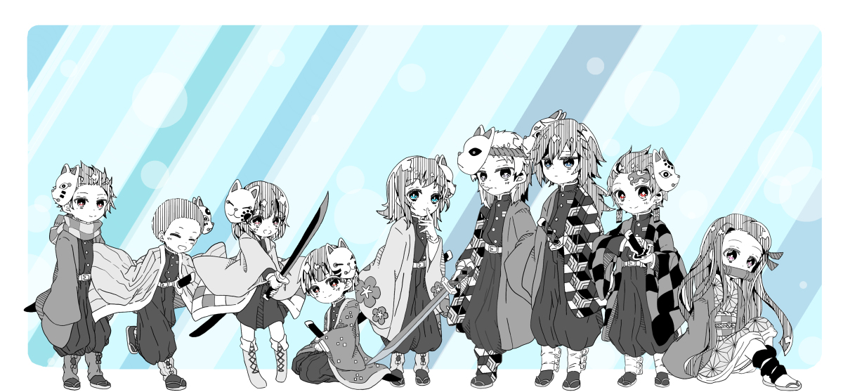 This is a pixiv picture whose title is 水の呼吸生存IF.