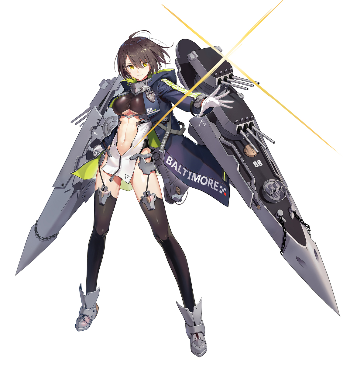 This is a pixiv picture whose title is ボルチモア.