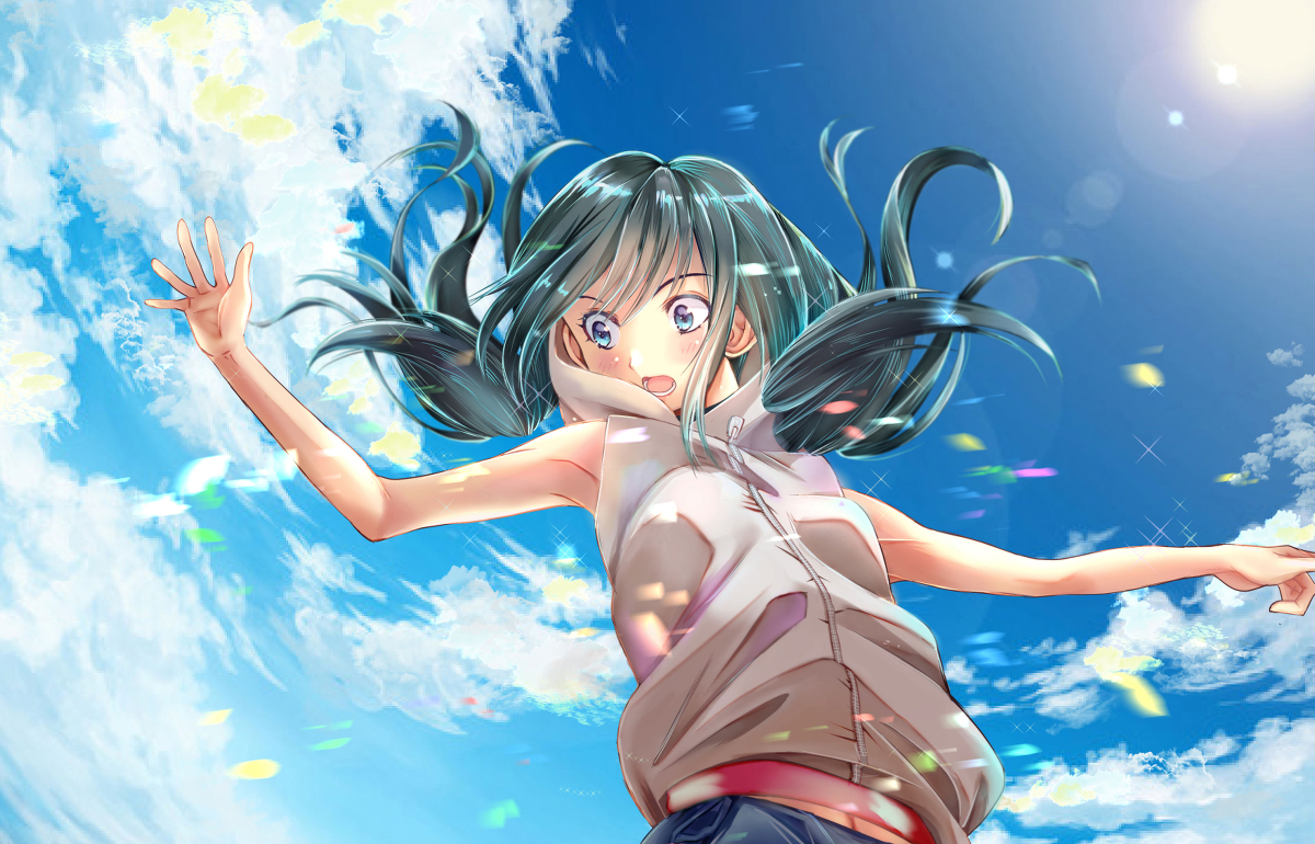This is a pixiv picture whose title is 天気の子.