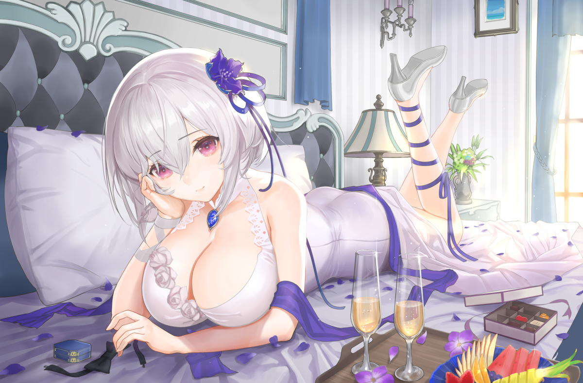 This is a pixiv picture whose title is シリアスに寝顔をみられていた.