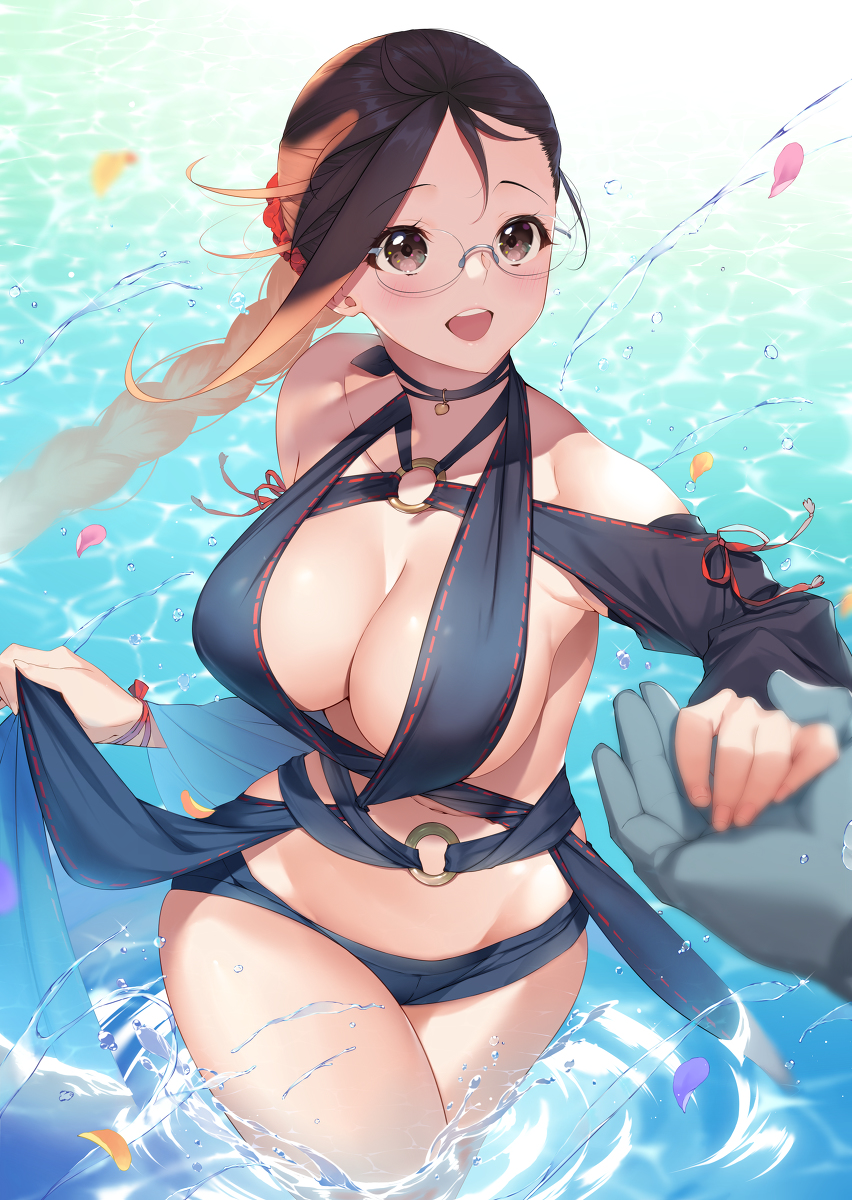 This is a pixiv picture whose title is 海.